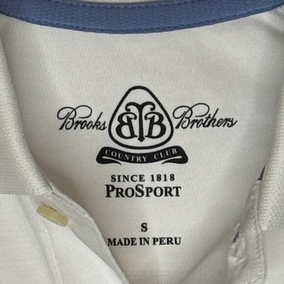 NWT Brooks Brothers Country Club ProSport Polo Shirt Short Sleeve Size Small - Picture 4 of 8